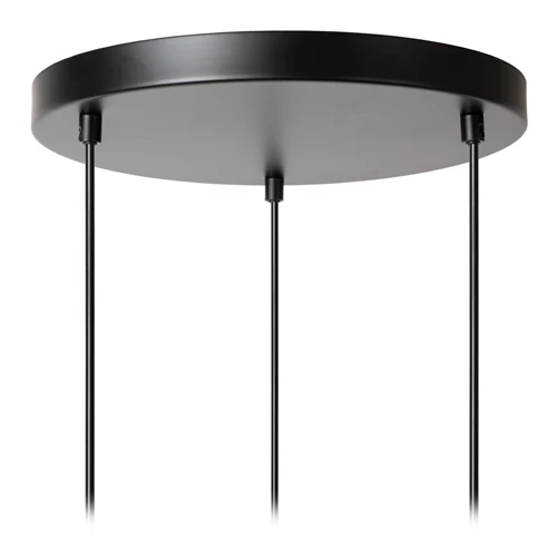 Lucide CHAYANNE - Suspension - Ø 30 cm - 3xE14 - Noir - détail 3
